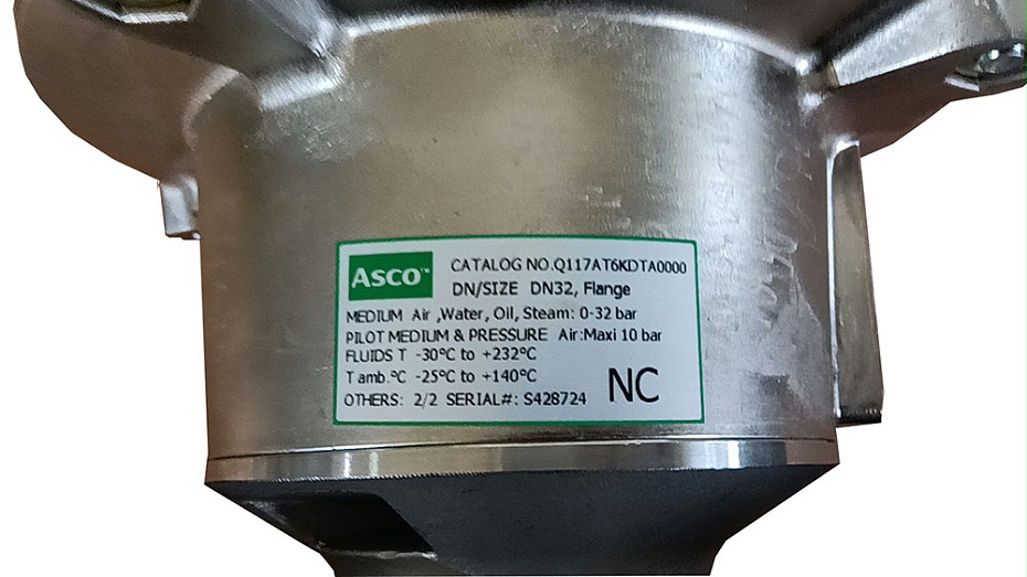 ASCO高温高压电磁阀Q117AT6KDTA0000.5