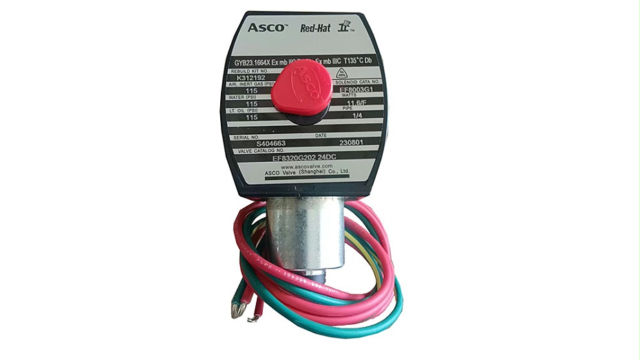 ASCO二位三通电磁阀EF8320G202 24DC.1