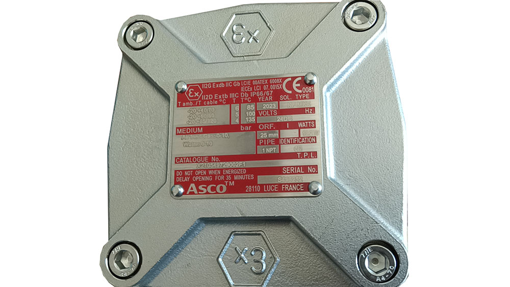 ASCO隔爆电磁阀X210549729002F1