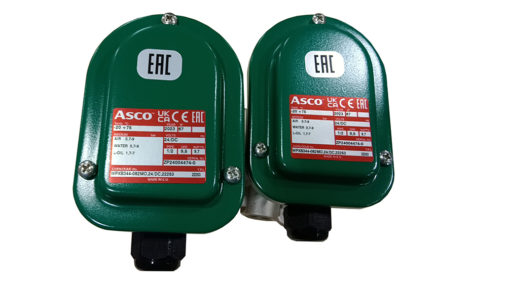 ASCO三位四通电磁阀WPXB344-082MO 24VDC
