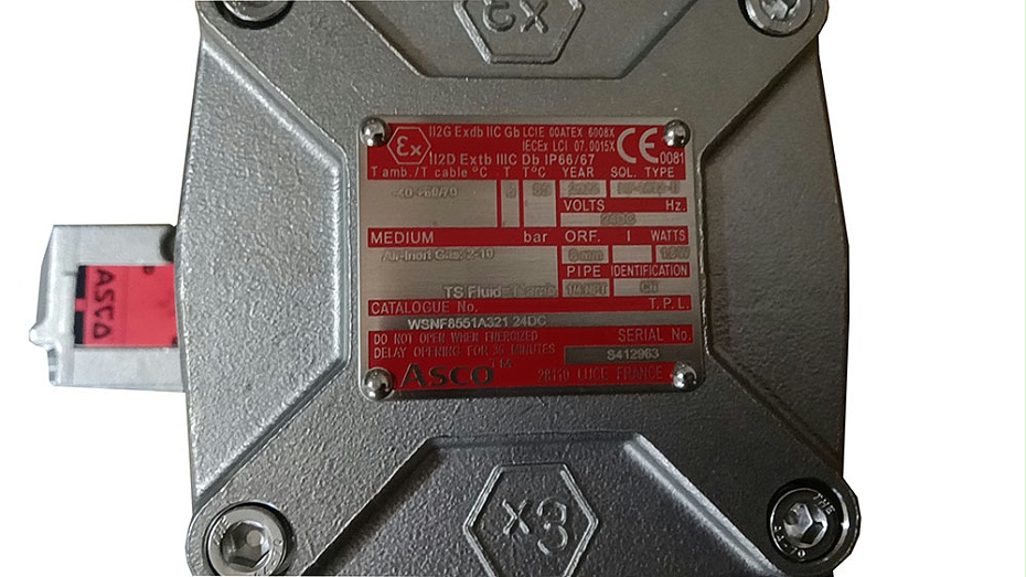 ASCO隔爆电磁阀WSNF8551A321.4