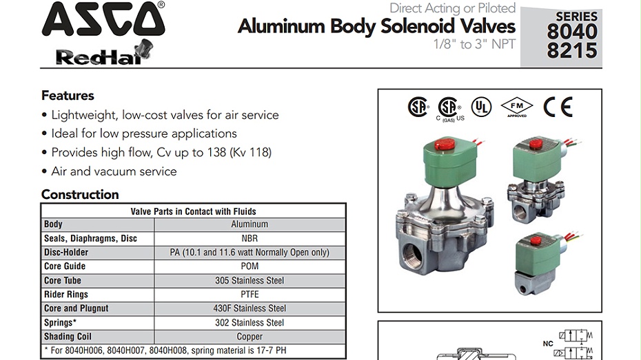 ASCO燃气切断阀EF8215G050.图1 ASCO燃气切断阀EF8215G050.图1