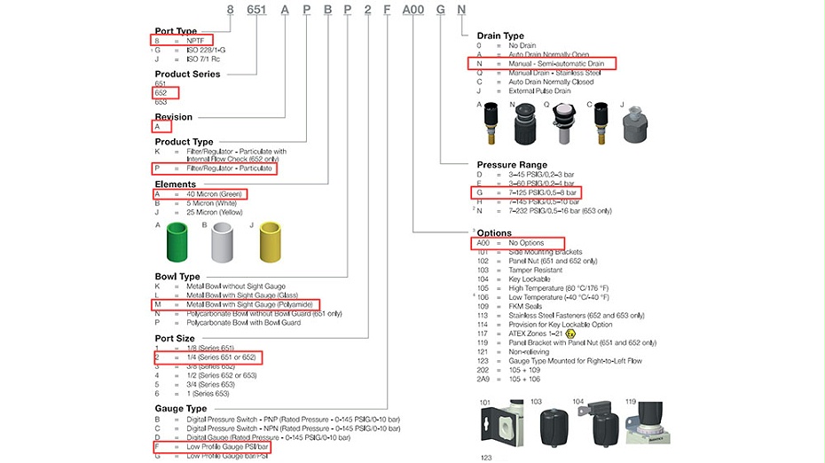 AVENTICS过滤减压阀8652APAM2FA00GN.图